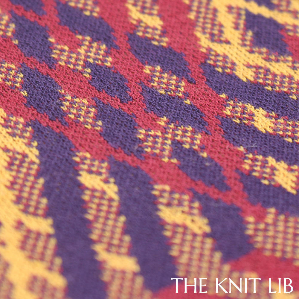 The Knit Lib - Original Knit Pattern Design Inspiration - 00566 Jacquard (Birds-eye-backing)