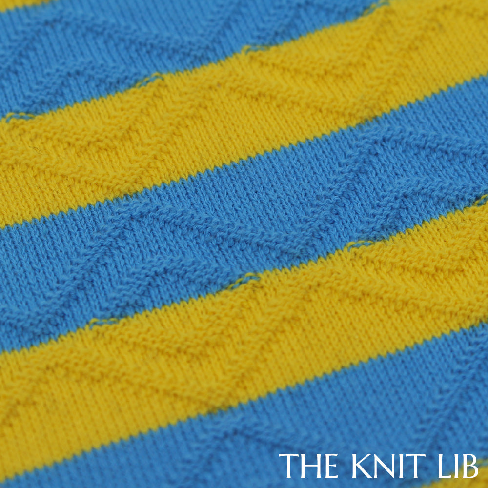 The Knit Lib - Original Knit Pattern Design Inspiration - 00615 (JS11) Stripes Links