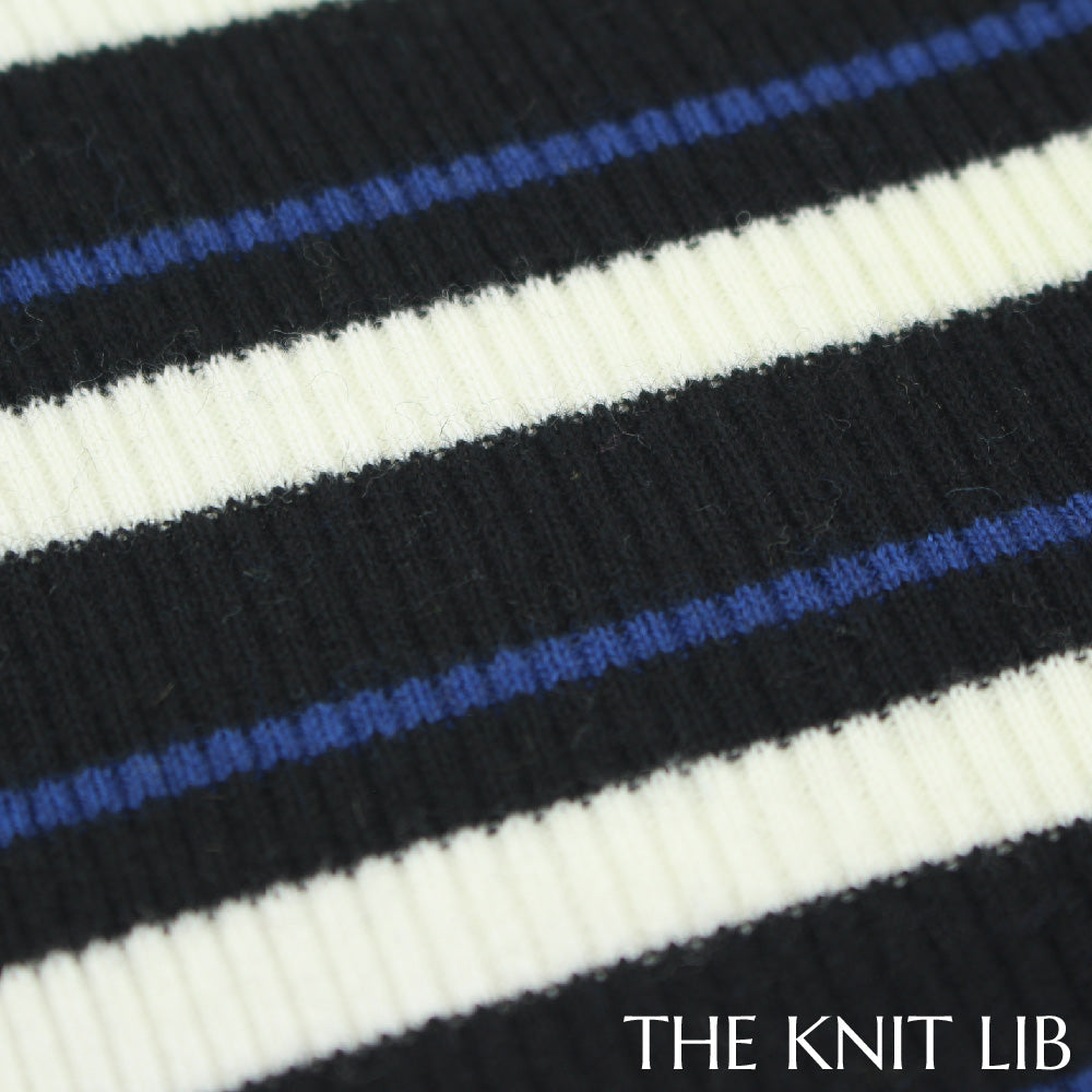 The Knit Lib - Original Knit Pattern Design Inspiration - 00622 (JS18) Stripes Ribs