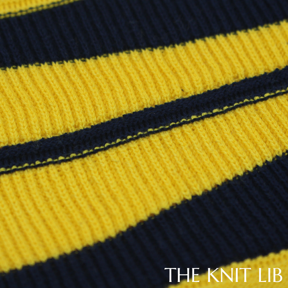 The Knit Lib - Original Knit Pattern Design Inspiration - 00624 (JS20) Stripes Full cardigan Ottoman