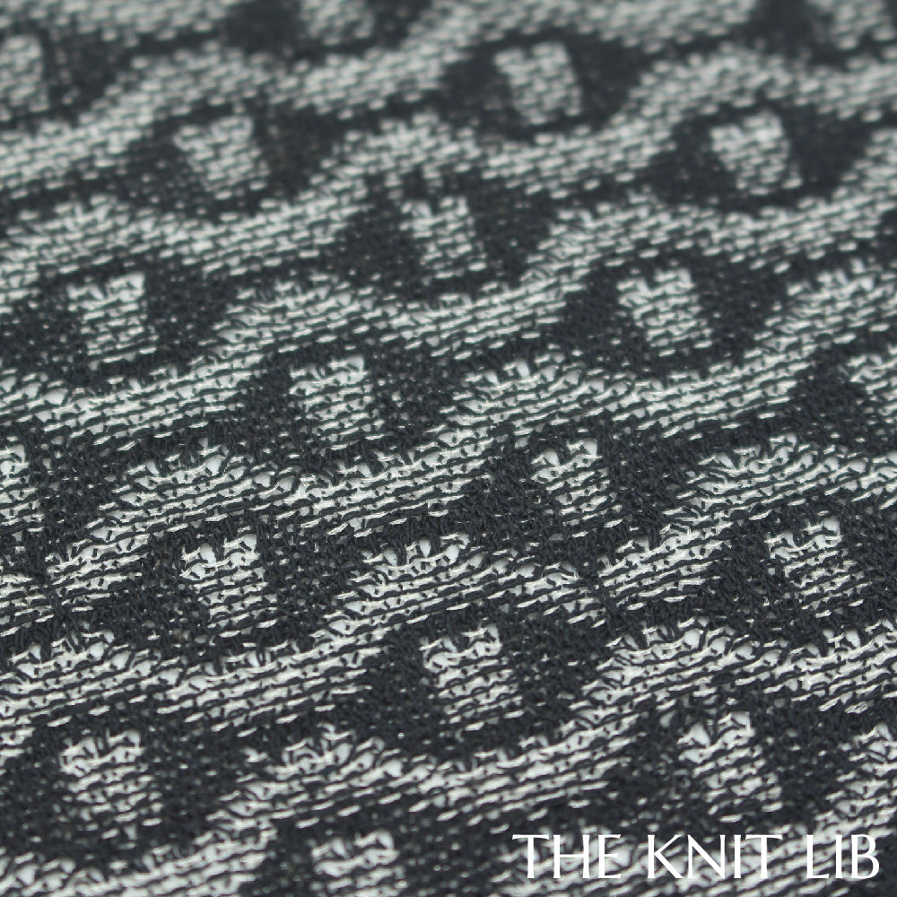 The Knit Lib - Original Knit Pattern Design Inspiration - 00712 (TH08) Jacquard (Birds eye backing)