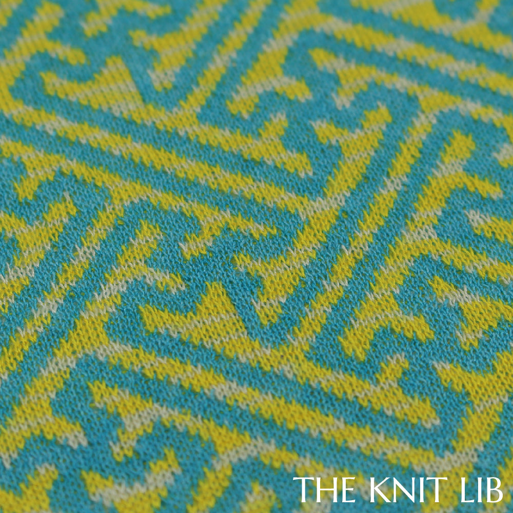 The Knit Lib - Original Knit Pattern Design Inspiration - 00713 (TH09) Jacquard (Tubular backing)