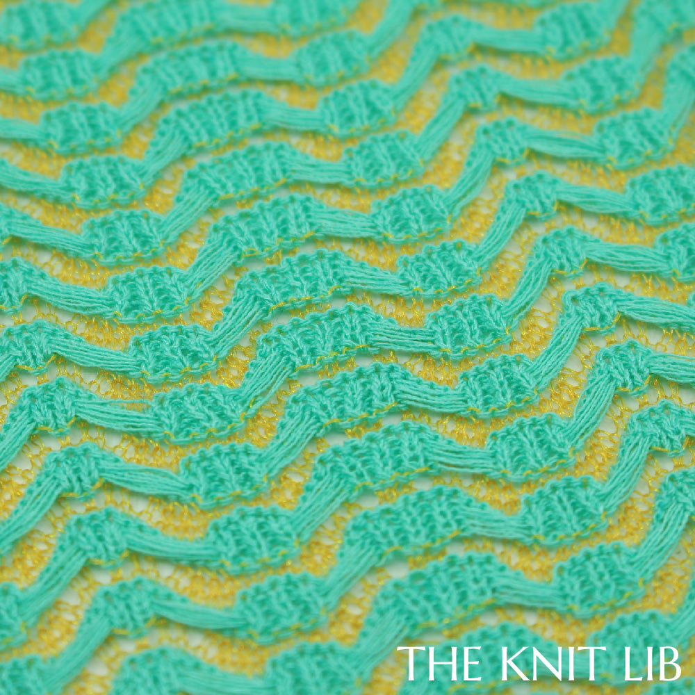 The Knit Lib - Original Knit Pattern Design Inspiration - 00823 (BW19) Transfer Floats Stripes