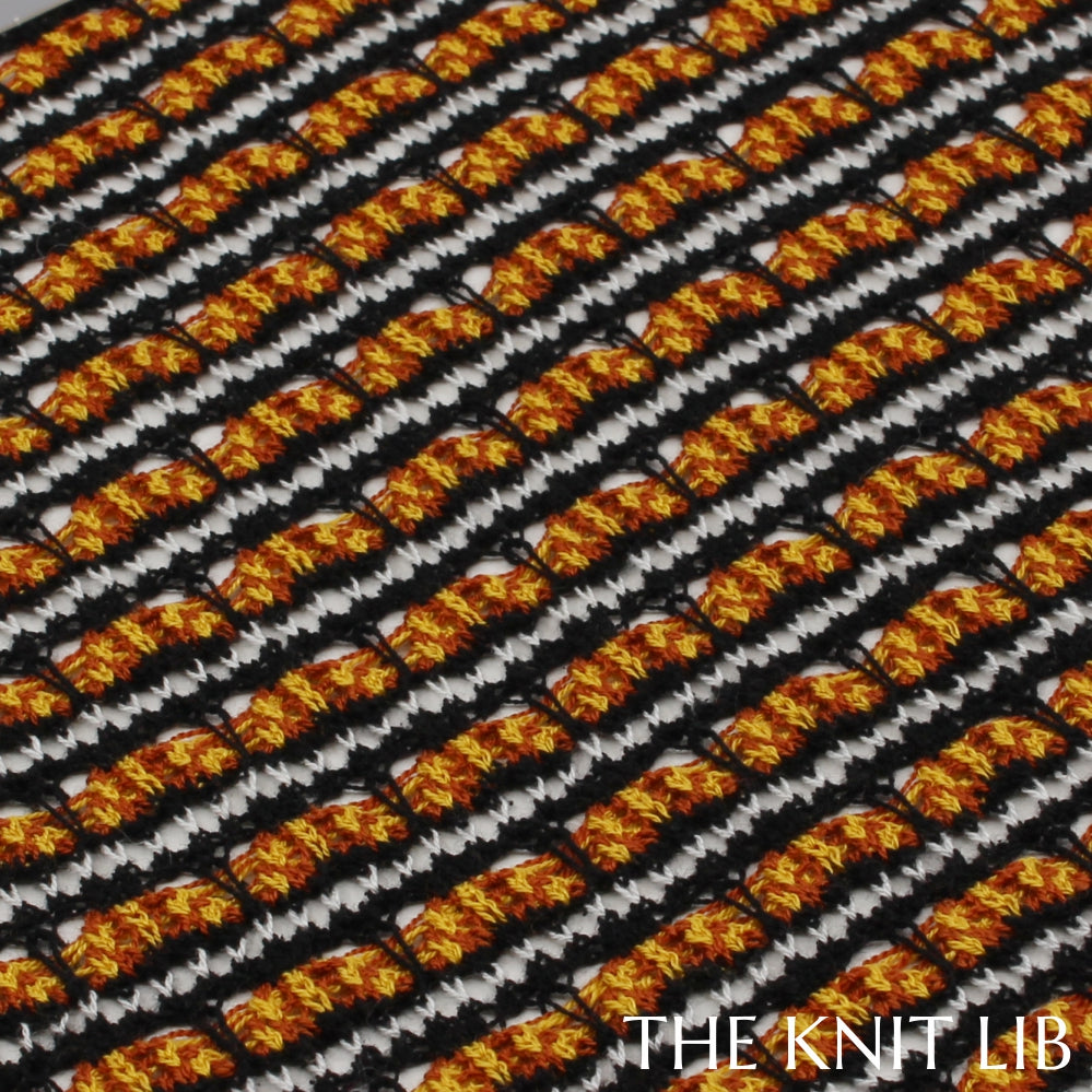 The Knit Lib - Original Knit Pattern Design Inspiration - 01510 (HH10) Transfer Stripes