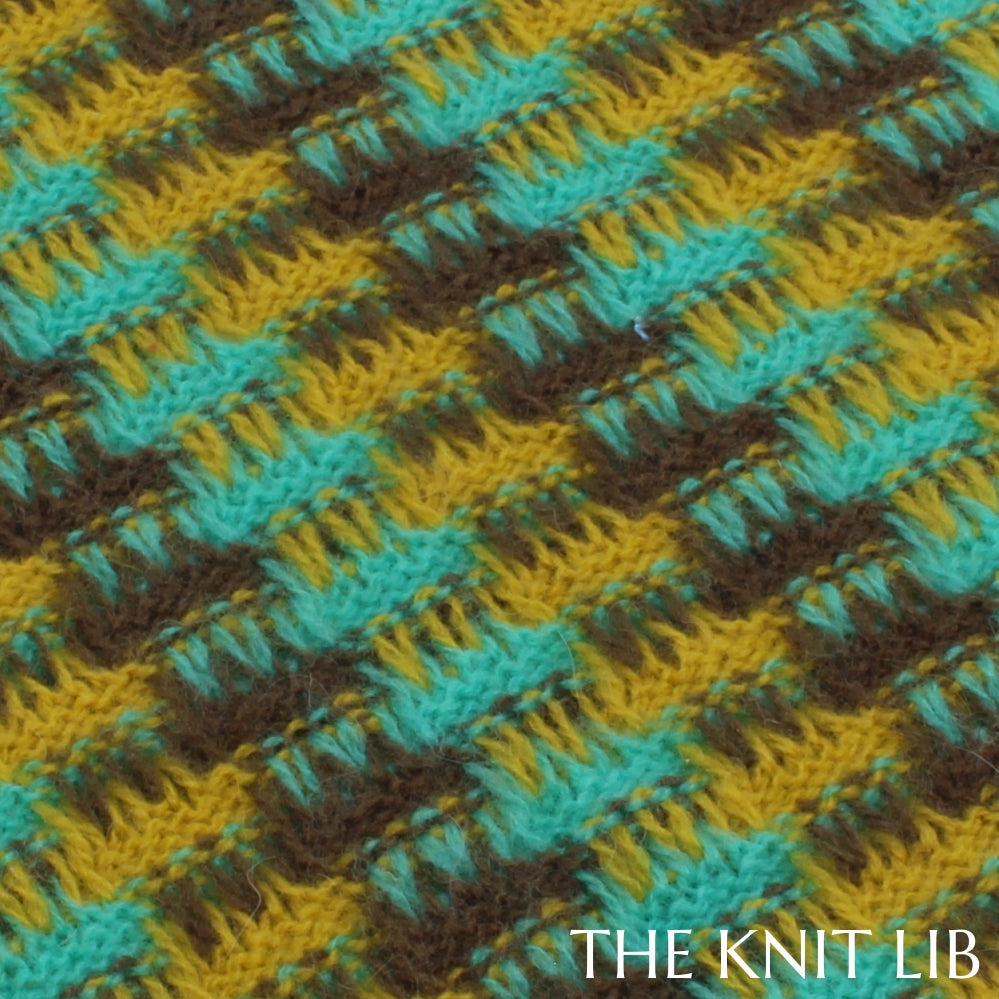 The Knit Lib - Original Knit Pattern Design Inspiration - 01511 (HT01) Ottoman Stripes