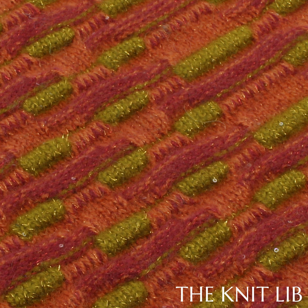 The Knit Lib - Original Knit Pattern Design Inspiration - 01530 (ZG10) Plating Ottoman