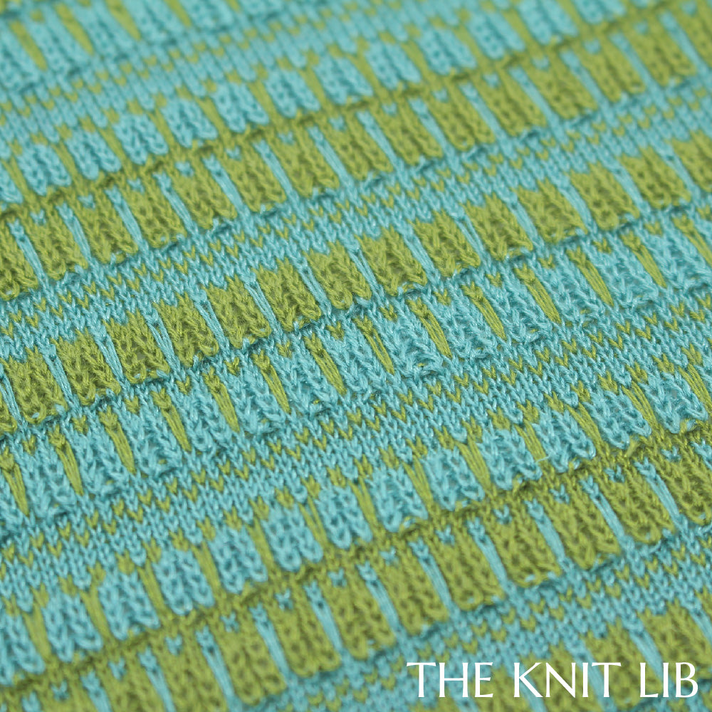 The Knit Lib - Original Knit Pattern Design Inspiration - 00333 Stripes Loop-held