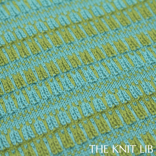 The Knit Lib - Original Knit Pattern Design Inspiration - 00333 Stripes Loop-held