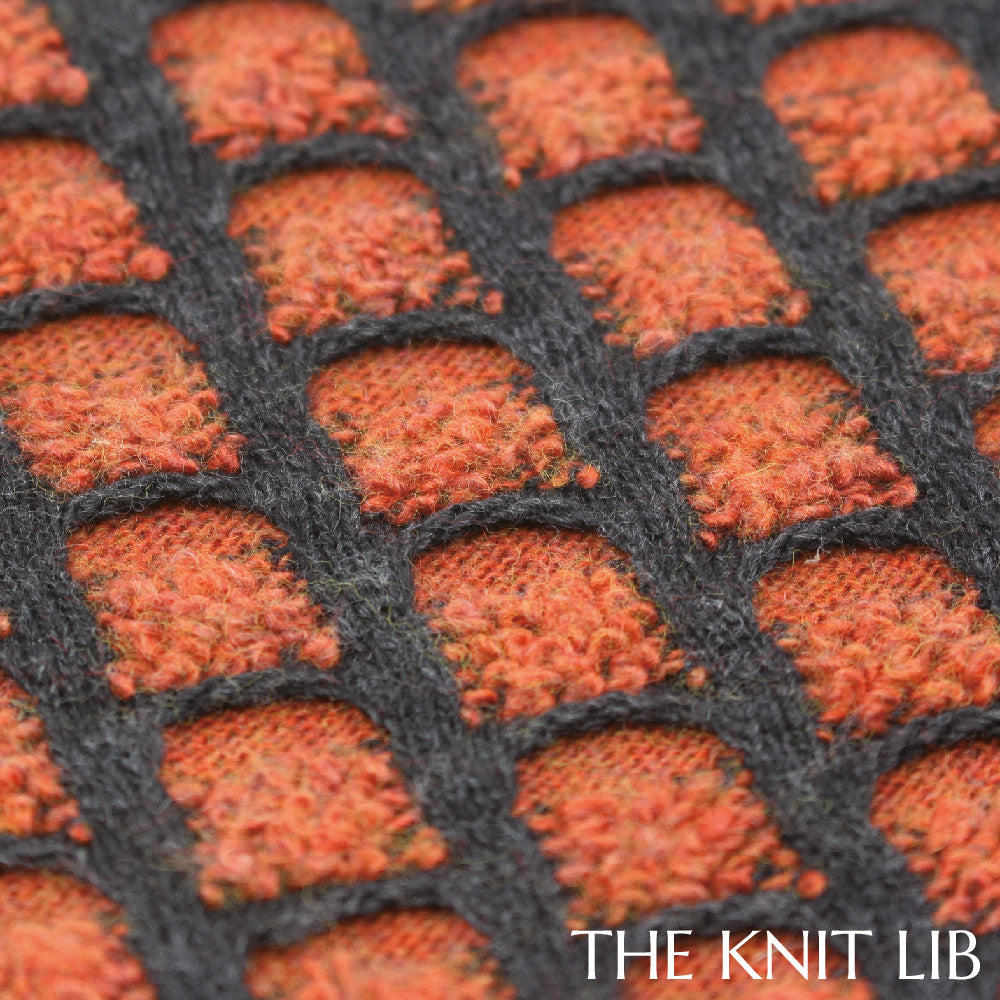 The Knit Lib - Original Knit Pattern Design Inspiration - 00427 Tubular Tucks Floats Cast on