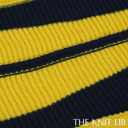 The Knit Lib - Original Knit Pattern Design Inspiration - 00624 (JS20) Stripes Full cardigan Ottoman