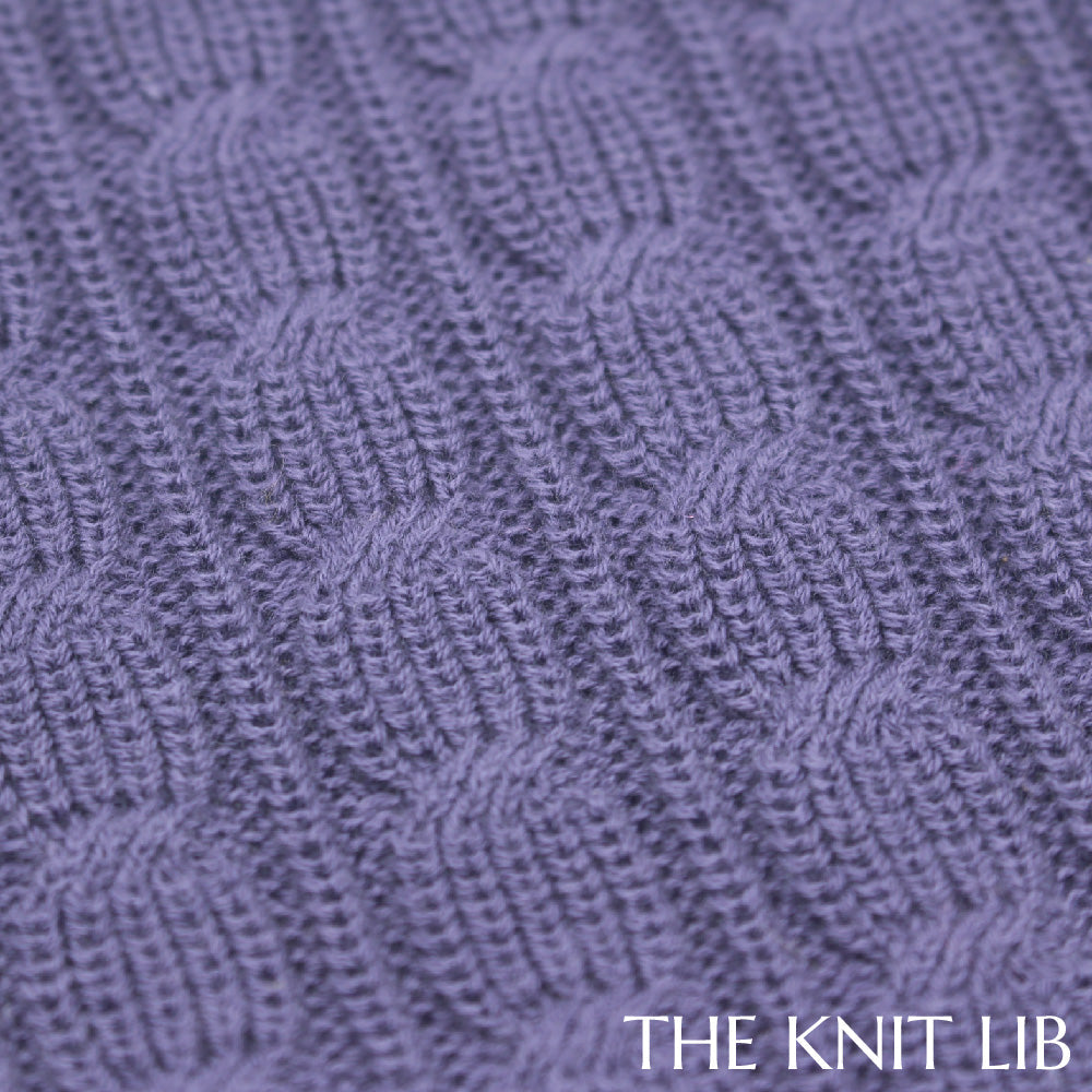 The Knit Lib - Original Knit Pattern Design Inspiration - 00628 (NS04) Cables Tucks