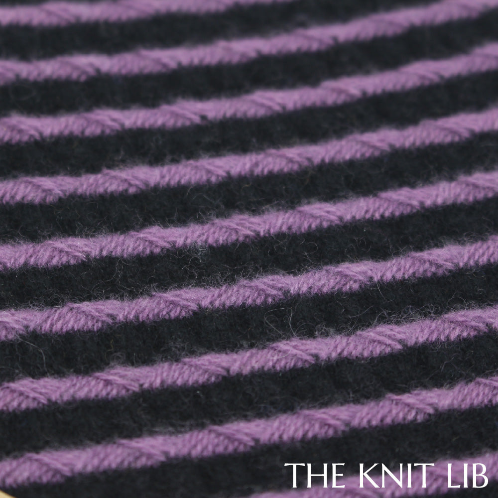 The Knit Lib - Original Knit Pattern Design Inspiration - 00648 Pointelle Loop-held Transfer