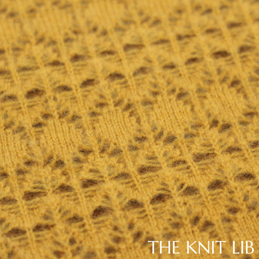 The Knit Lib - Original Knit Pattern Design Inspiration - 00650 Jacquard (Tubular backing) Transfer Pointelle