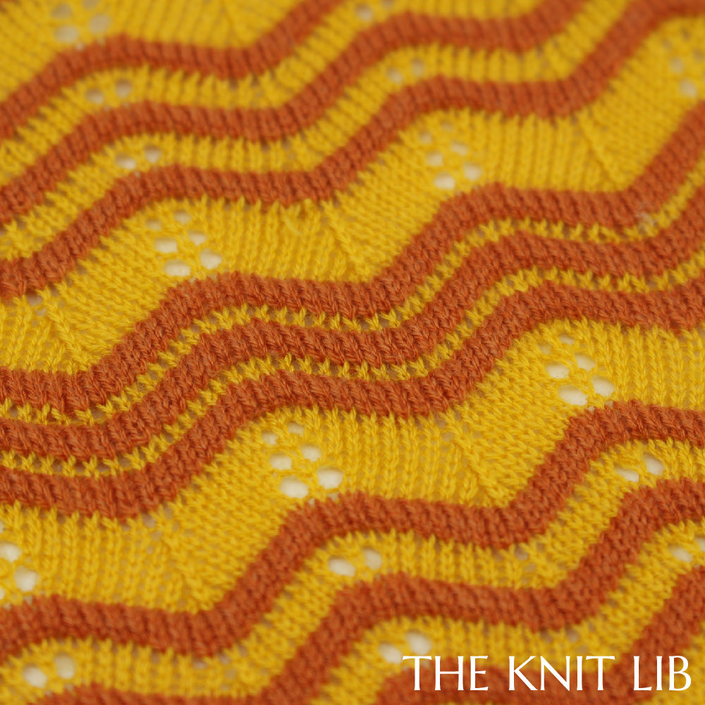 The Knit Lib - Original Knit Pattern Design Inspiration - 00697 (GB13) Ottoman Stripes Transfer