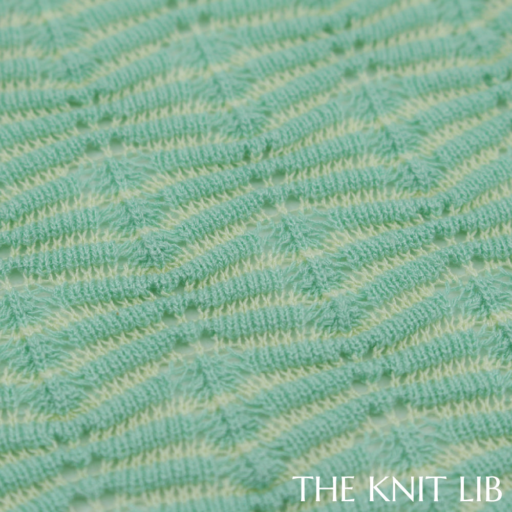 The Knit Lib - Original Knit Pattern Design Inspiration - 00698 (GB14) Ottoman Stripes Transfer