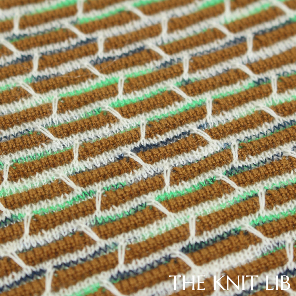 The Knit Lib - Original Knit Pattern Design Inspiration - 00704 (GB20) Ottoman Stripes
