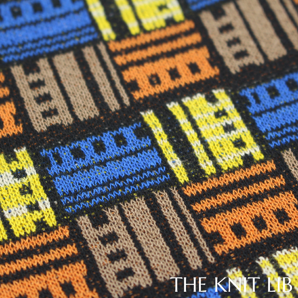 The Knit Lib - Original Knit Pattern Design Inspiration - 00715 (TH11) Jacquard (Twill backing)