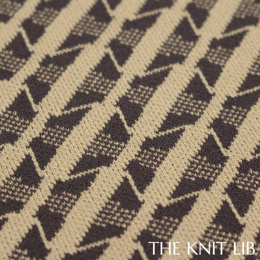 The Knit Lib - Original Knit Pattern Design Inspiration - 00721 (TH17) Jacquard (Birds eye backing)