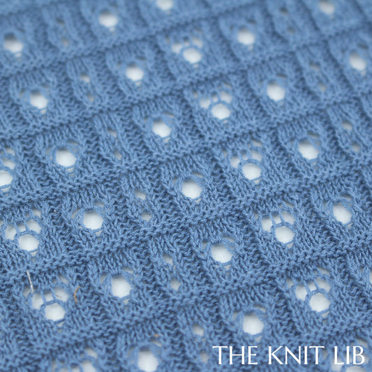 The Knit Lib - Original Knit Pattern Design Inspiration - 00727 (TK03) Pointelle