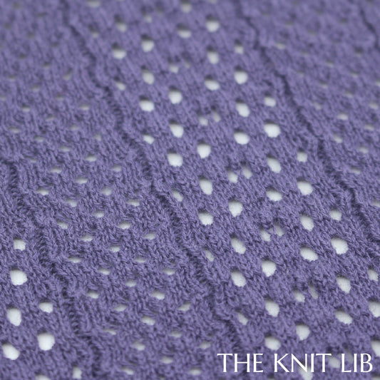 The Knit Lib - Original Knit Pattern Design Inspiration - 00731 (TK07) Pointelle