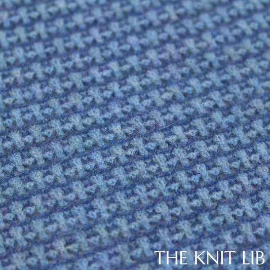 The Knit Lib - Original Knit Pattern Design Inspiration - 00743 (TK19) Pointelle Stripes Floats