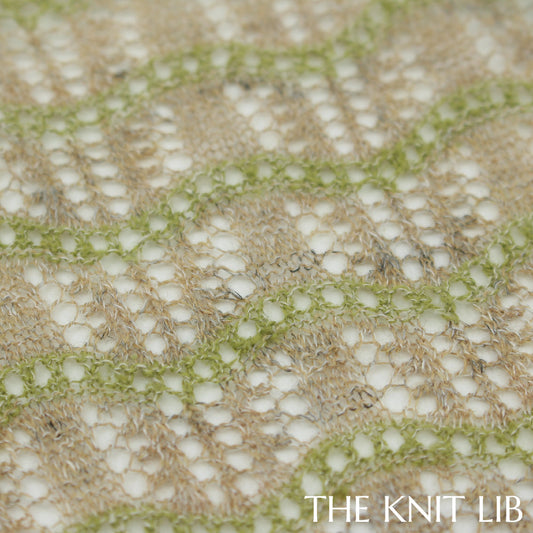 The Knit Lib - Original Knit Pattern Design Inspiration - 00744 (TK20) Pointelle Links Stripes