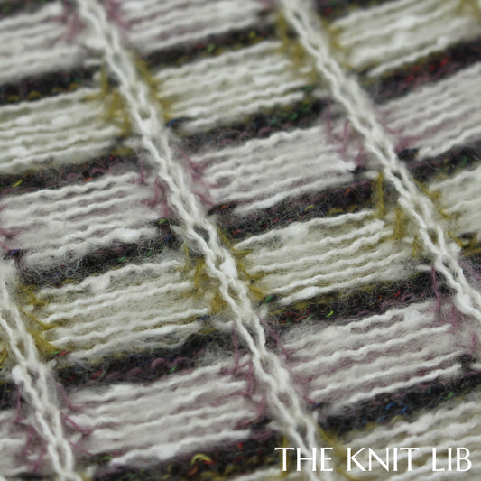 The Knit Lib - Original Knit Pattern Design Inspiration - 00759 (TM15) Floats Tucks Stripes