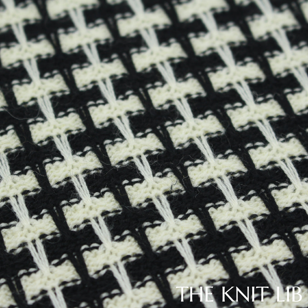 The Knit Lib - Original Knit Pattern Design Inspiration - 00798 (TQ14) Press-off Stripes
