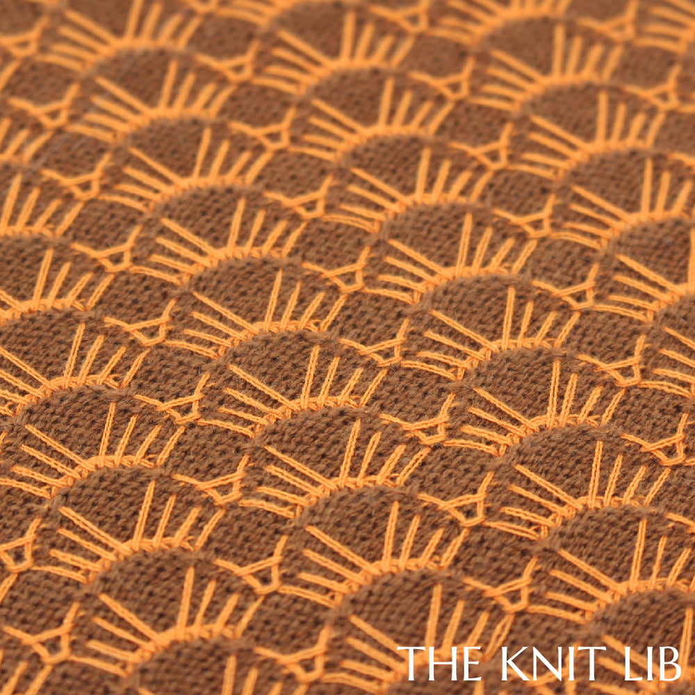 The Knit Lib - Original Knit Pattern Design Inspiration - 00808 (BW04) Loop-held Stripes