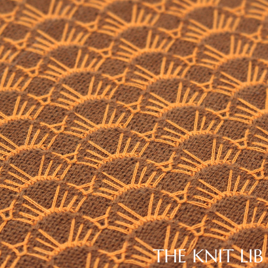 The Knit Lib - Original Knit Pattern Design Inspiration - 00808 (BW04) Loop-held Stripes