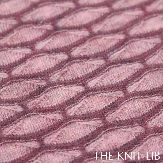 The Knit Lib - Original Knit Pattern Design Inspiration - 00820 (BW16) Floats Stripes