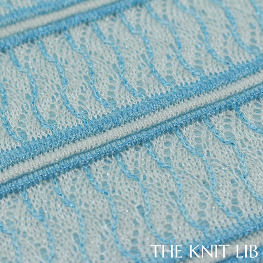 The Knit Lib - Original Knit Pattern Design Inspiration - 00932 (SG08) Transfer Float Jacquard Ottoman