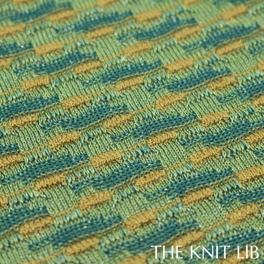 The Knit Lib - Original Knit Pattern Design Inspiration - 00933 (SG09) Plating Ottoman