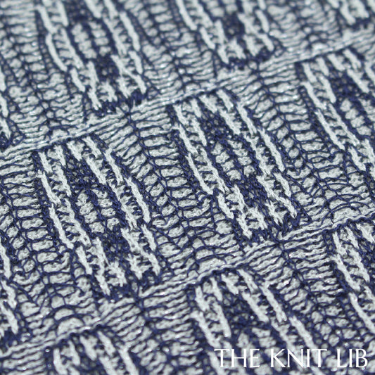 The Knit Lib - Original Knit Pattern Design Inspiration - 00942 (SG18) Jacquard (Tubular backing) Transfer Loop-held