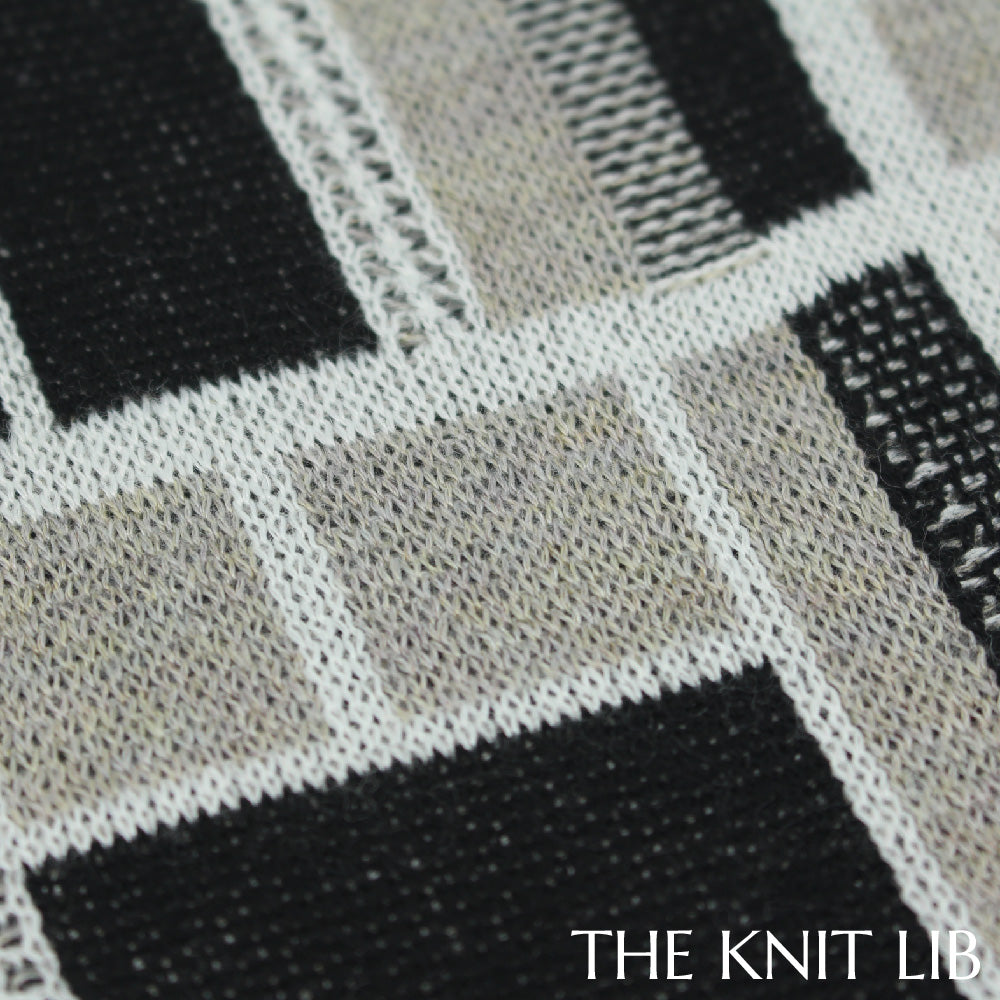 The Knit Lib - Original Knit Pattern Design Inspiration - 00975 (LM01) Jacquard Transfer Pointelle