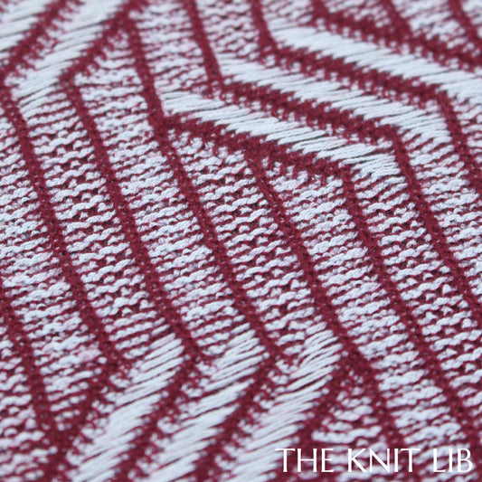 The Knit Lib - Original Knit Pattern Design Inspiration - 01132 (XZ08) Jacquard Floats Tucks