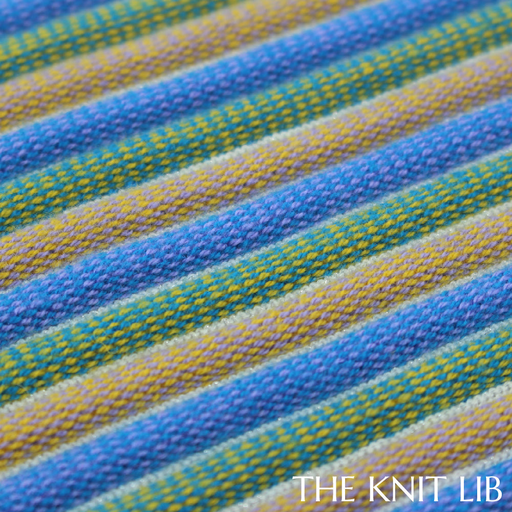 The Knit Lib - Original Knit Pattern Design Inspiration - 01156 (HQ07) Cast on Stripes