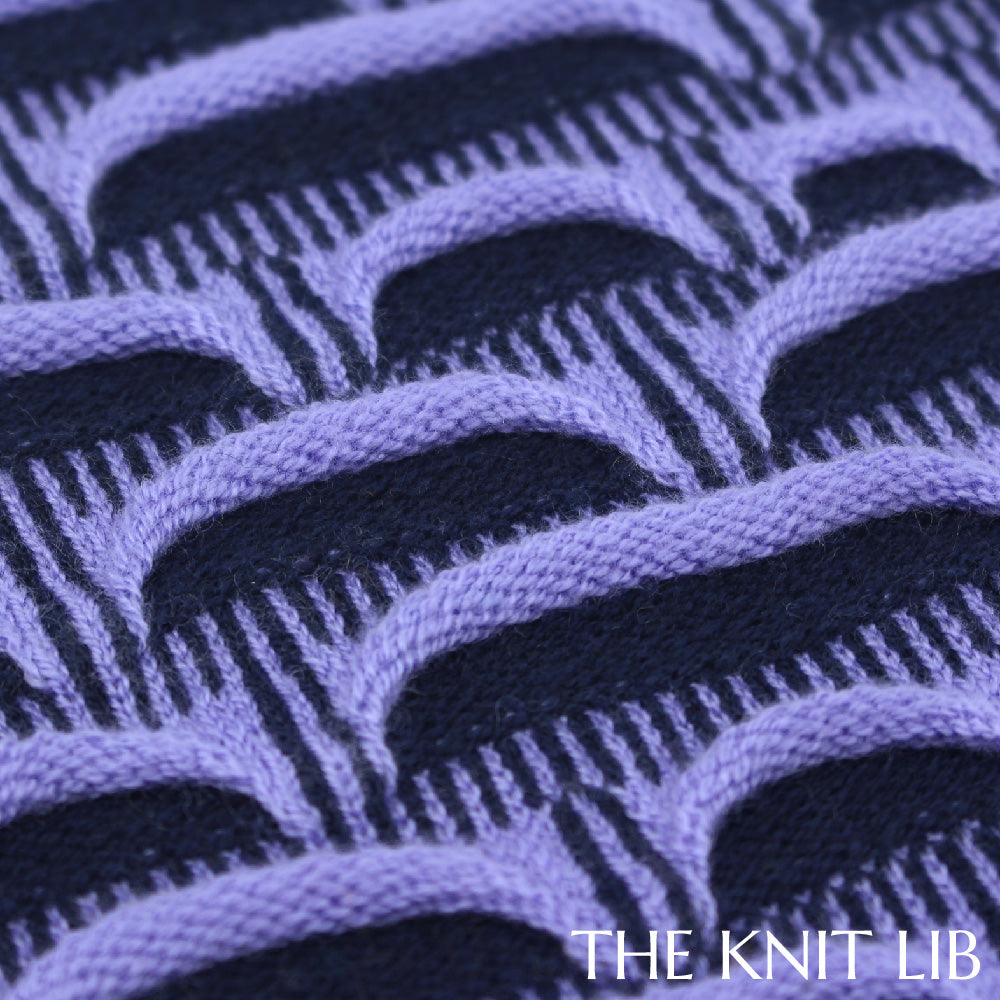 The Knit Lib - Original Knit Pattern Design Inspiration - 01164 (HQ15) Cast on Stripes