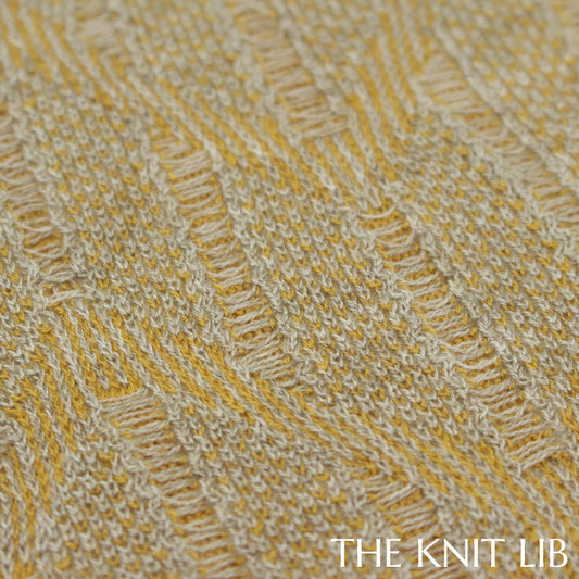 The Knit Lib - Original Knit Pattern Design Inspiration - 01167 (HQ18) Jacquard Tucks Floats