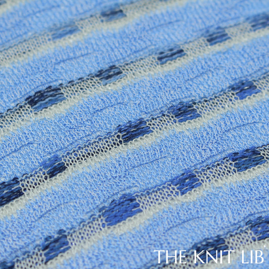 The Knit Lib - Original Knit Pattern Design Inspiration - 01226 (XY04) Ottoman Pointelle