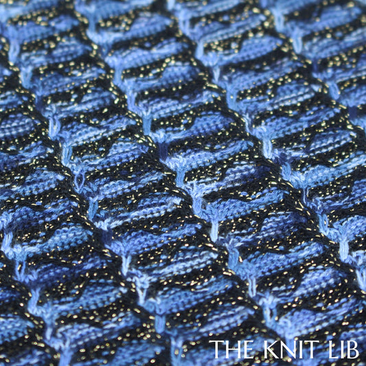 The Knit Lib - Original Knit Pattern Design Inspiration - 01243 (XY20) Cables Stripes