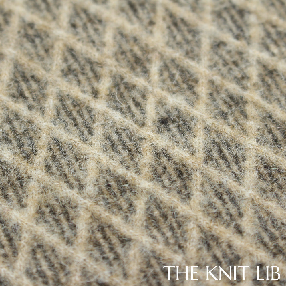 The Knit Lib - Original Knit Pattern Design Inspiration - 01382 Aran knit Stripes