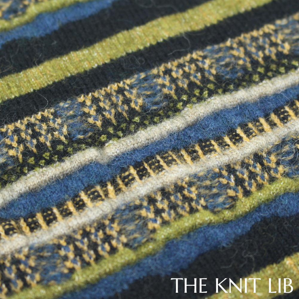 The Knit Lib - Original Knit Pattern Design Inspiration - 01397 Multi stru. Stripes