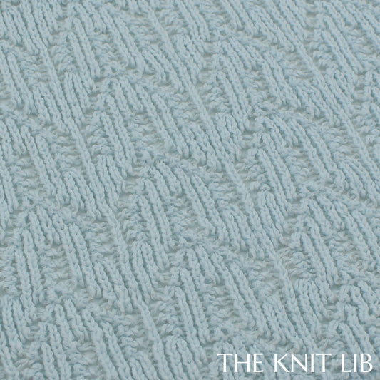 The Knit Lib - Original Knit Pattern Design Inspiration - 01426 (LC06) Ribs Tucks Transfer