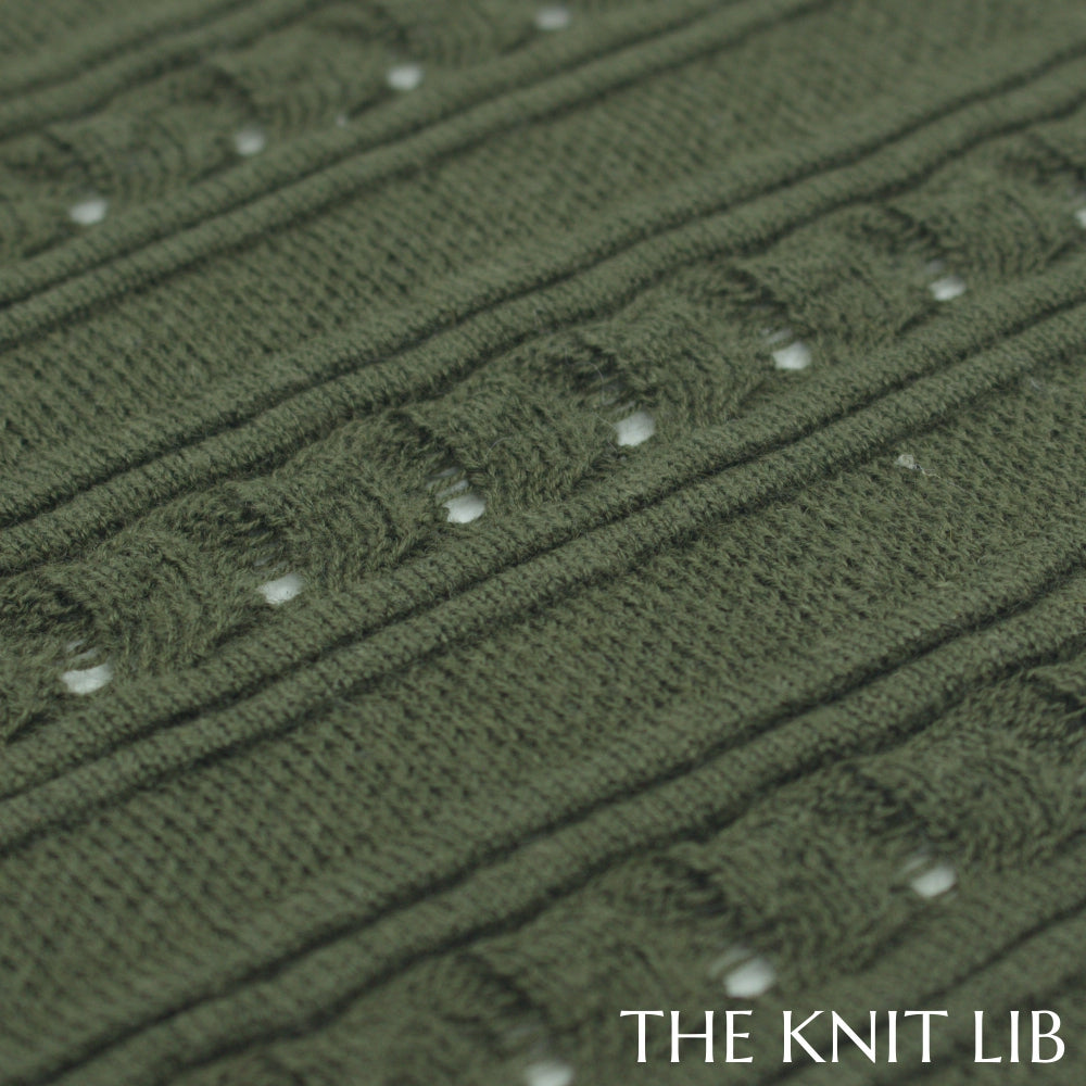 The Knit Lib - Original Knit Pattern Design Inspiration - 01432 (ZJ02) Ottoman Floats Jacquard (Birds-eye-backing)