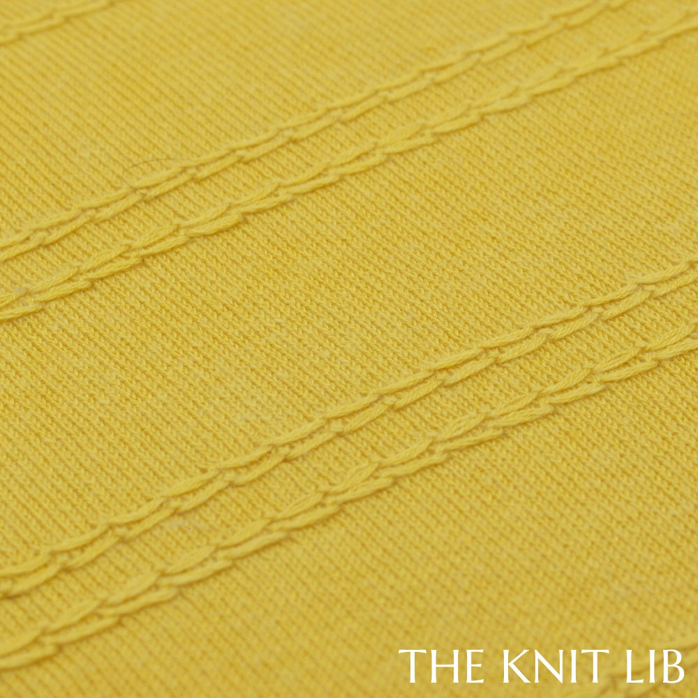 The Knit Lib - Original Knit Pattern Design Inspiration - 01440 (ZJ10) Partial-knit Floats Loop-held