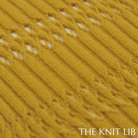 The Knit Lib - Original Knit Pattern Design Inspiration - 01449 (ZJ19) Ribs Partial-knit Transfer