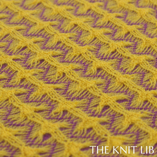 The Knit Lib - Original Knit Pattern Design Inspiration - 01453 (XH03) Tubular Floats