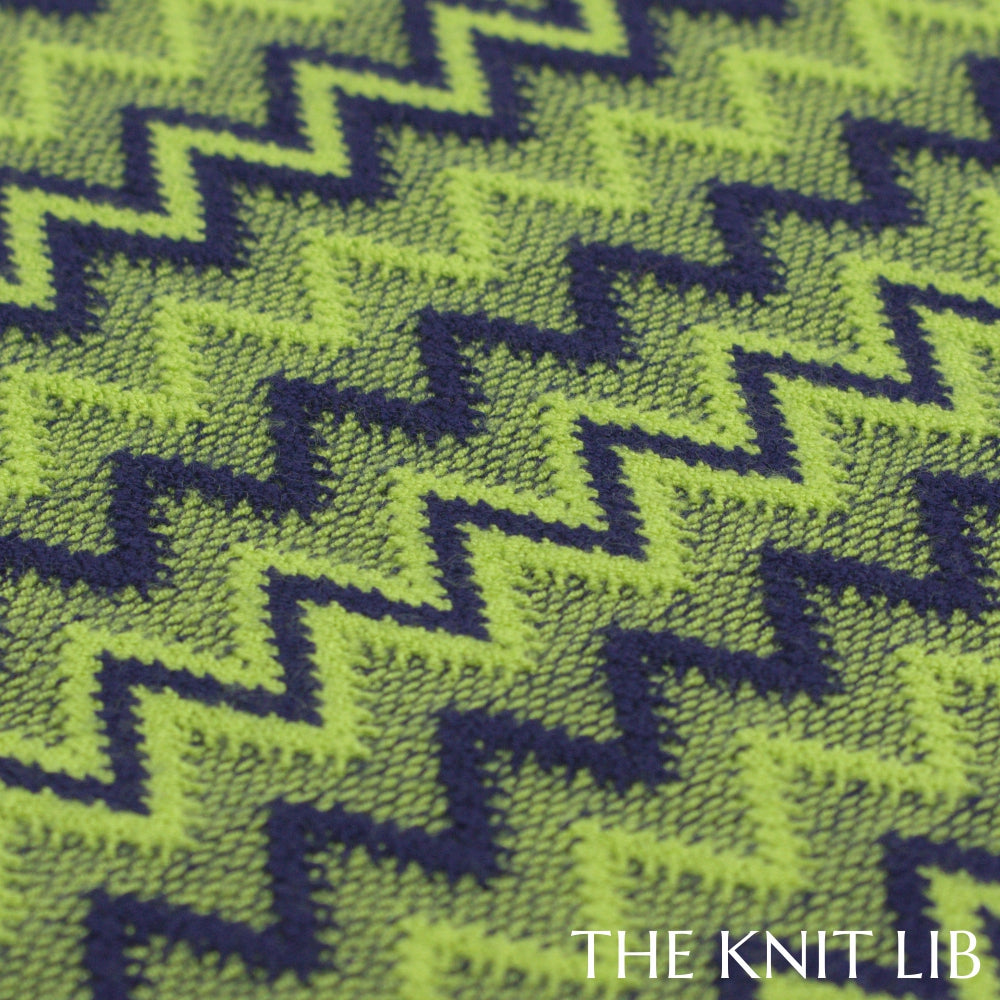 The Knit Lib - Original Knit Pattern Design Inspiration - 01464 Jacquard (Birds-eye-backing) Floats Transfer